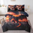 thumbnail image 1 of Erosebridal Magical Dragon Bed in a Bag Twin size, Magic Animal Bed Set, Western Monster Decor, 7-Piece, 1 of 5