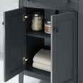 thumbnail image 5 of Vanity Cabinet, Sink not included, Wood, Grey Gray, Modern Contemporary Urban Design, Hotel Bedroom Bathroom Master Suite Guest, 5 of 9