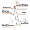 thumbnail image 2 of Escalera de tijera tipo II 8 peldaños y bandeja Truper, 2 of 3