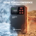 thumbnail image 5 of 2000A Peak Jump Starter with Air Compressor, TERUNSOUL B40L Portable Car Battery Booster with Quick Charge Out (6.0 Gas/4.0L Engines), 12V Battery Jump Box Power Bank Car Starter, 5 of 10