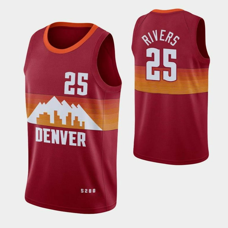 NBA_ jersey Wholesale Custom Red City Swingman Denver''Nuggets