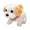 Yellow, variant on Simulation Puppy Toy, Interactive Walking Barking Dog Toy, Realistic Furry Puppy for Kids, Educational Children’s Gift, Battery Operated, Cute Pet Simulation, 15x17x9cm, Requires 2 AA Batteries