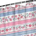 thumbnail image 3 of Pioneer Flower Floral Print Pattern Shower Curtain 72"x72" ,Bathroom Decorative Shower Curtains Set with 12 Hooks,Modern Waterproof Washable Shower Curtain, 3 of 6
