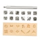 thumbnail image 1 of Kit de 12 punzones para hacer sillas de montar, herramienta para tallado y grabado en relieve de cuero. Animal y planta, 1 of 9