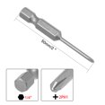 thumbnail image 2 of Unique Bargains 5Pcs 1/4-Inch Hex Shank 50mm Length Phillips 2PH1 Magnetic Screw Driver S2 Screwdriver Bits, 2 of 4