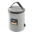 thumbnail image 2 of Portable Milk Bottle Warmer Baby Bottle Bag for Camping Travel Car Gray, 2 of 8