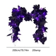 thumbnail image 3 of Hvmvliv Purple Maple Leaf String Lights Simulate Purple Plant Maple Light String Simulate Flower Maple Leaf Decorations 20 Light Fall Halloween Thanksgiving Decoration(78.74in), 3 of 6