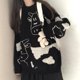thumbnail image 5 of Suéter estilo universitario de otoño e invierno con estampado de vaca dulce para estudiantes femeninas, suéter holgado estilo coreano, abrigo moderno, 5 of 6