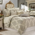 thumbnail image 2 of Michael Amini Bennett 10-Piece King Comforter Set - Champagne, 2 of 8
