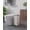 White, variant on SOLLED 1.6 Gallon Stainless Steel Step Trash Can with Soft Close Lid, Slim Bathroom Garbage Bin with Removable Inner Bucket, Beige