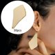 thumbnail image 3 of 30 Piezas de Pendientes de Madera Sin Terminar en Blanco con Agujeros para Etiquetas Colgantes de Madera A Macarena Pendientes en blanco, 3 of 7