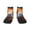 1 Black, variant on Oil Painting Colorful Hamster Pattern Quarter Crew Socks,Toe Seamed Ankle Socks,Cotton Cushioned Breathable Athletic Crew Sports Socks