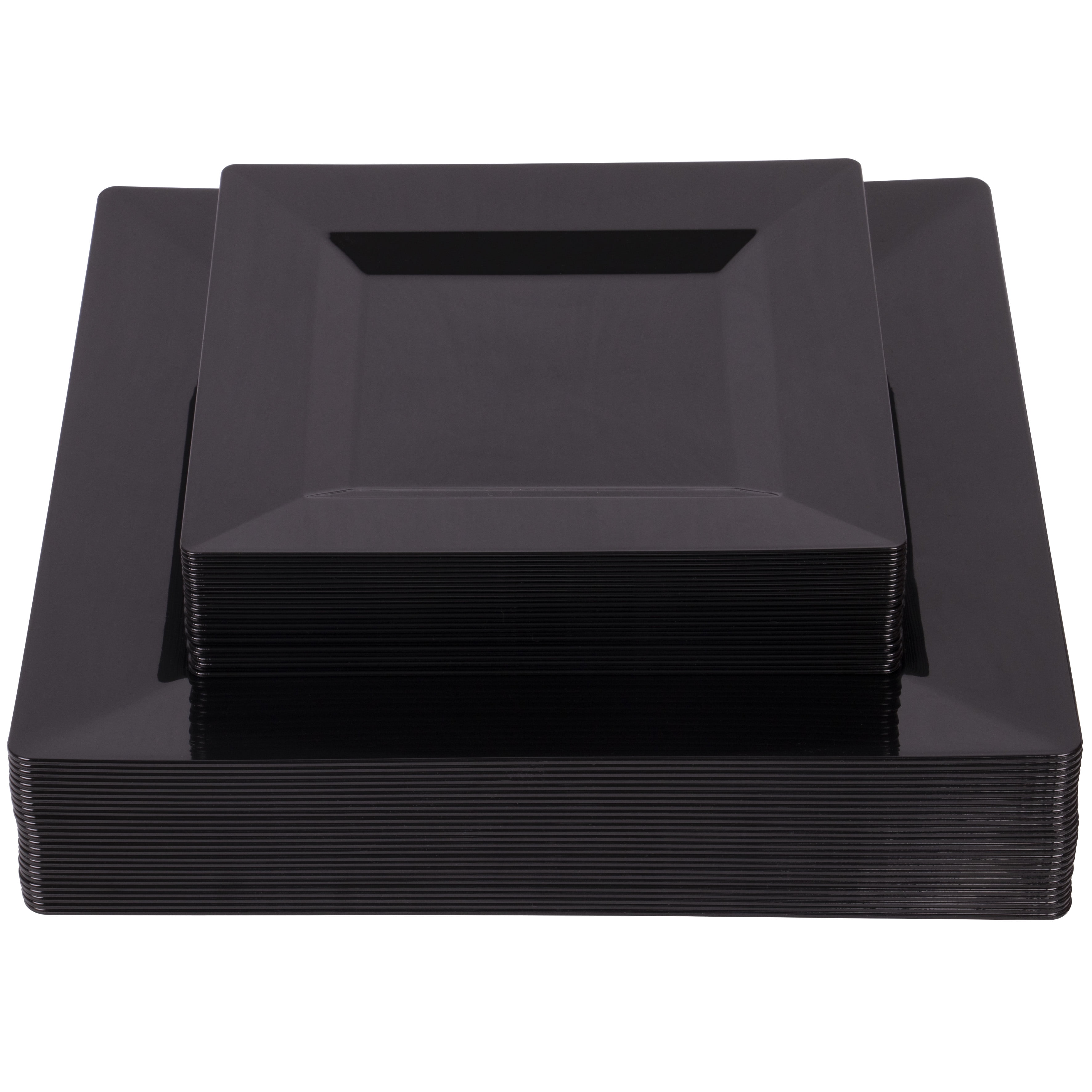 50 Platos Desechables De Plastico Cuadrados Elegantes Berry Hip PLSQ01 Walmart en linea