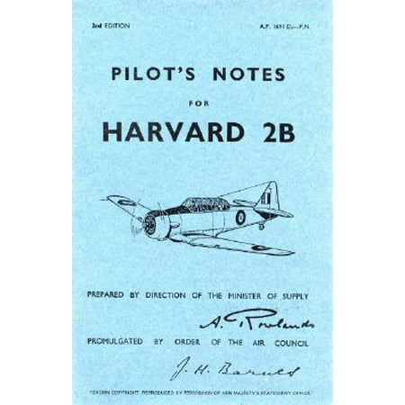 North American Harvard Iib - Pilot's Note - Op