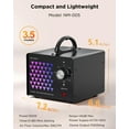 thumbnail image 3 of ONAMOR Ozone Generator Odor Eliminator 70000mg, High Capacity Ozone Machine Odor Removal Up to 6000 Sq.Ft, Ionizer Ozonator for Smoke, Car, Basement And P, 3 of 8