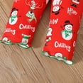 thumbnail image 6 of Wenfanal Boys Pjs Long Sleeve Boys Pajamas Kids Toddler Girl Pajamas Pj Set Girls Christmas Comfortable Breathable Long Sleeved Home Clothes Cute Pattern Homewear Set Size 3-4 Years,Red, 6 of 9