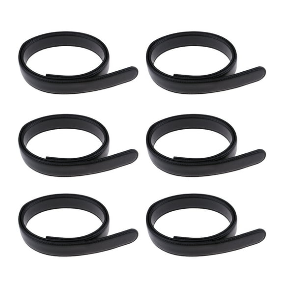 6Set Ratchet Belts Replacement Men's Casual Dress Strap Waistband No Buckle