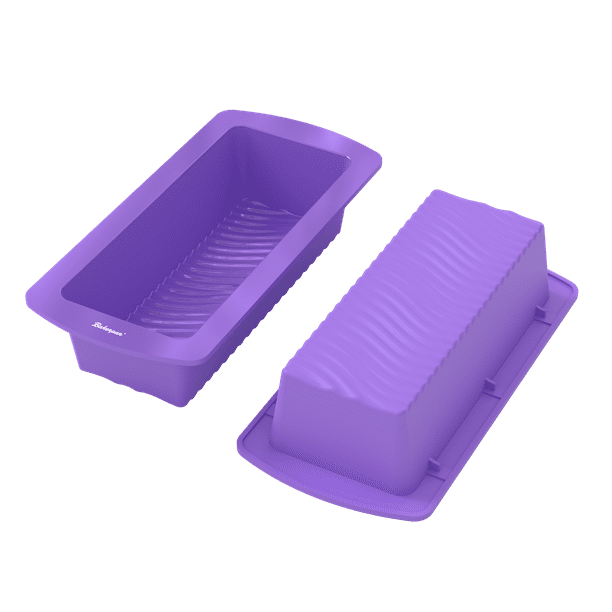 Bakerpan Silicone Loaf Pans for Baking Bread Nonstick Rectangular