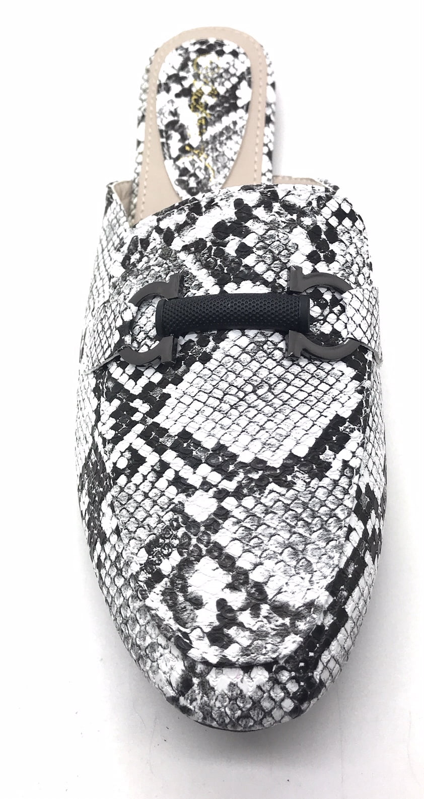 Victoria K Snake Skin Slip On Mules (Women)