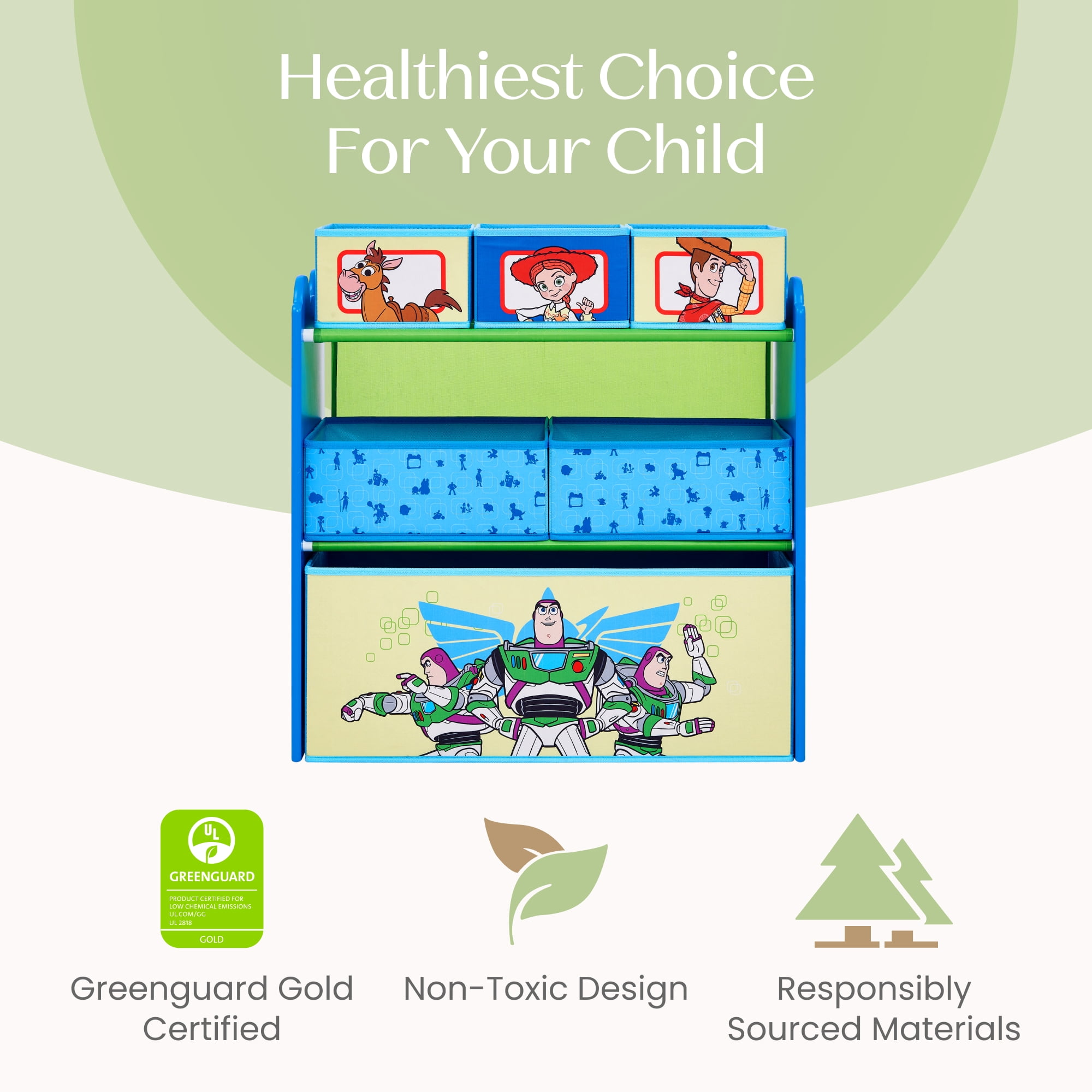 Toy Story Design & Store 6 Bin Toy Storage Organizer by Delta Children