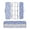 Ice Cream Cones and Shooting Stars, variant on Plastic Pencil Box Large Capacity Pencil Boxes Clear Boxes with Snap-Tight Lid Stylish Office Supplies Storage Organizer Box Ice Cream Cones and Shooting Stars