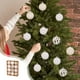 thumbnail image 5 of Christmas Decorations 12 Piece Flocked Christmas Balls Christmas Decoration SetMultiple Styles Of Christmas Tree Decorations Can Also Be Used For Other Party, 5 of 6