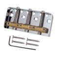 thumbnail image 4 of tamizeot High Performance Bass Bridge Tailpiece Saddle With Durable Metal Accessories For Precision Guitar Assembly Silver 76mm, 4 of 6