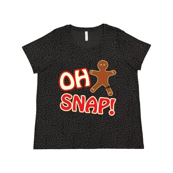 Inktastic Oh Snapbroken Gingerbread Women's Plus Size T-Shirt
