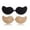 2pcs-Black & Skin, variant on Strapless Sticky Bra Self Adhesive Backless Push Up Bra Reusable Invisible Silicone Bras for Women "2pcs-Black+Skin,C Cup"