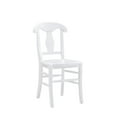 thumbnail image 3 of Linon Vance Wood Commercial Grade Set of Two Dining Chairs in White, 3 of 12
