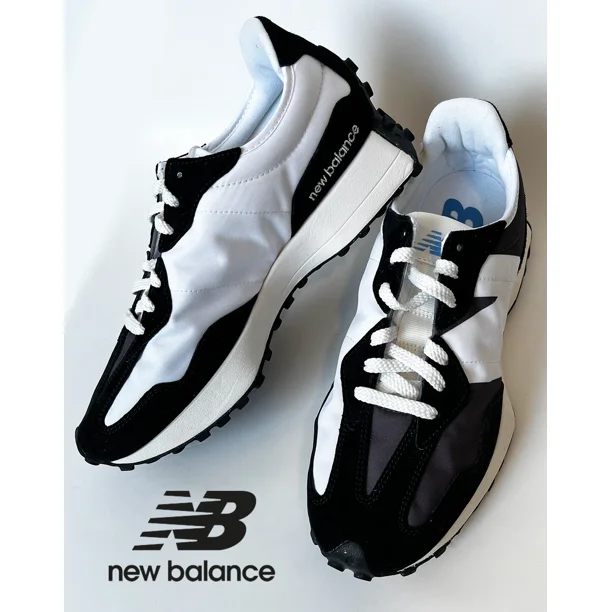 NWOB New Balance 327 Lab Black / White, Sz 11W / 9.5M, Retro, Only $89!
