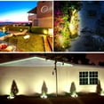 thumbnail image 4 of 10W Dusk to Dawn Led Outdoor Light 120V 3000K 1000lm Warm White LED Spot Lights Outdoor Landscape Spotlights with Photocell Sensor IP65 Waterproof Outdoor Spot Lights for Yard Flag Garden Tree, 1Pack, 4 of 7