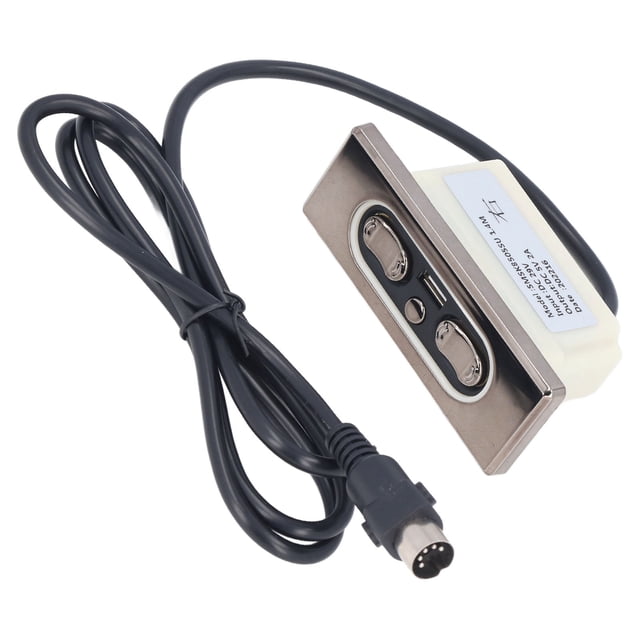 Interruptor Reclinable, Control Manual Reclinable Impermeable 5 Botones Universal Con Puerto De Carga USB Para Motor De Varilla De Empuje DC Para Sofá Eléctrico
