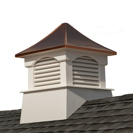 Coventry Cupola - Good Directions Coventry Vinyl Cupola with Copper Roof - 42