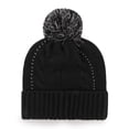 thumbnail image 2 of Women's '47 Black New Orleans Saints Bauble Cuffed Knit Hat with Pom, 2 of 2