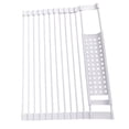 thumbnail image 4 of GUOOL Multipurpose Roll up Dish Drying Rack for Utensils Fruits Kitchen Counter Gray S Gray S White, 4 of 9
