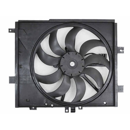 Agility Auto Parts 6010026 Dual Radiator and Condenser Fan Assembly for Nissan Specific Models