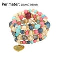 thumbnail image 3 of YUEHAO accessories Bracelets Stackable Bead Bracelets Ladies Mens Stretch Multilayer Bracelet Set Multicolor Jewelry G, 3 of 8
