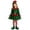 j1-Green, variant on Girls Christmas Elf Costume Holiday Party Dresses Hat Belt Socks Dress Up Clothes 4 Piece 2-14 Years
