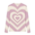 thumbnail image 4 of Posijego Girls Valentines Day Shirt Heart Graphic Long Sleeve T-Shirts for Little Girls Basic Tee Tops, 4 of 4