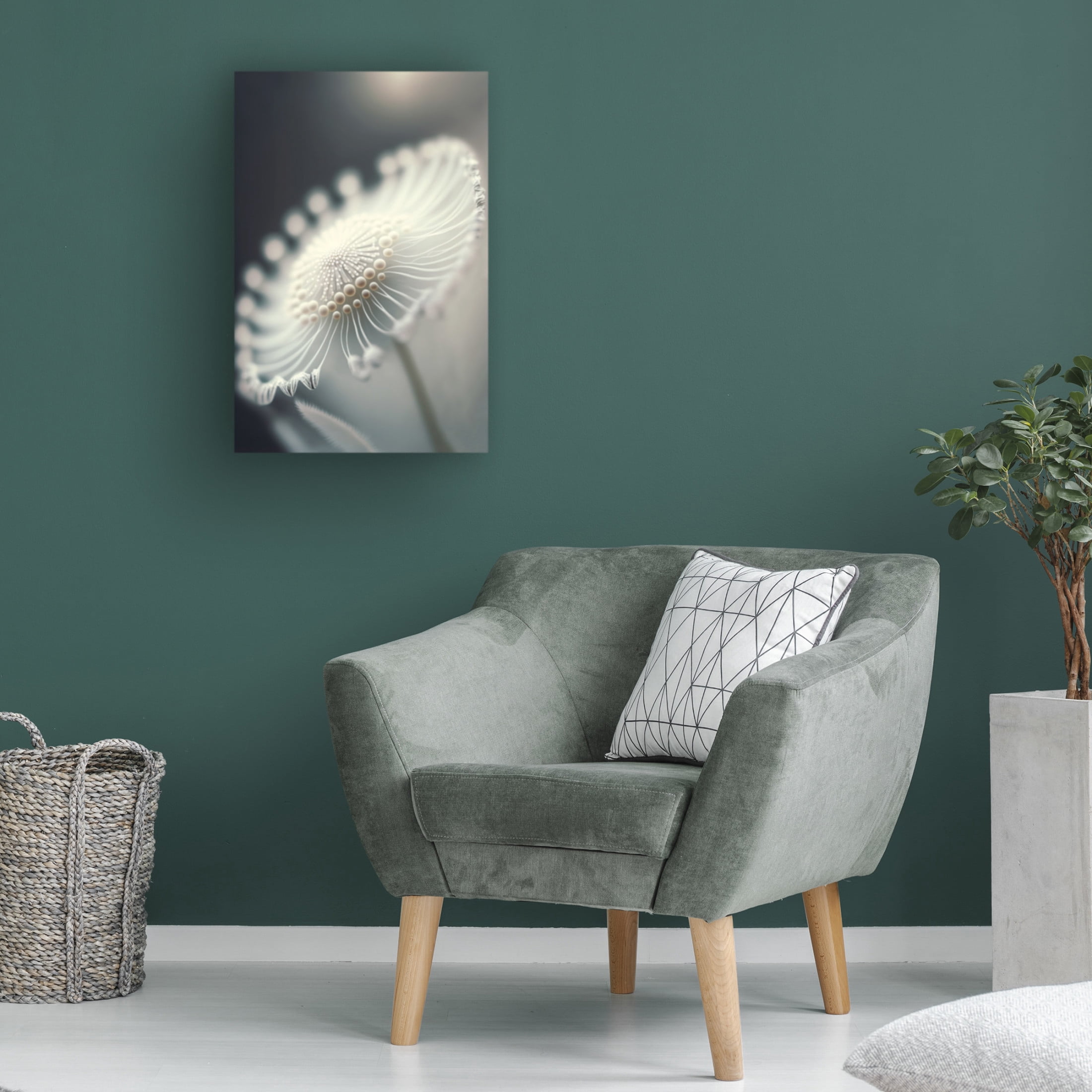 Canvas Wall Art - Treechild 'Tiny Pearls' Wall Art for Living Room, Bedroom, or Office D?cor by Trademark Fine Art - 16 x 24 Inches