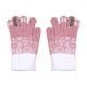thumbnail image 2 of Guantes cálidos de Navidad con adornos de copo de nieve y árbol de Navidad, guantes de felpa de punto grueso y acolchados para invierno, guantes con dedos que gotean, guantes para montar, guantes de n, 2 of 6