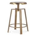 thumbnail image 1 of Meridian Furniture Lang Gold Iron Adjustable Counter and Bar Stool, 1 of 15