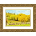 thumbnail image 1 of Murdock, Ramona 14x11 Gold Ornate Wood Framed with Double Matting Museum Art Print Titled - Golden Pasture, 1 of 4