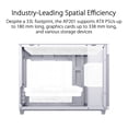 thumbnail image 2 of Funda de ordenador ASUS Prime AP201 de cristal templado microATX blanco, 2 of 7