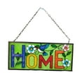 thumbnail image 3 of Front Door Sign,Welcome Sign Front Door Porch Home Decor Gift,Wall Hanging Metal Iron Sign Door Decoration,Decorative Round Wreaths Spring Decoration,Farmhouse Season Decor Rectangle Home Macarena Letrero de puerta delantera, 3 of 8