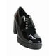 thumbnail image 1 of ZAPATO DE MUJER CASUAL NEGRO CHAROL SINTETICO MARCA LEON 7400, 1 of 4