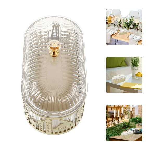 ACDANC Ramadan Trays with Lid Butter Dish Butter Container Butter Tray with Lid Farmhouse Butter Dish French Butter Dish with Lid for Kitchen Use