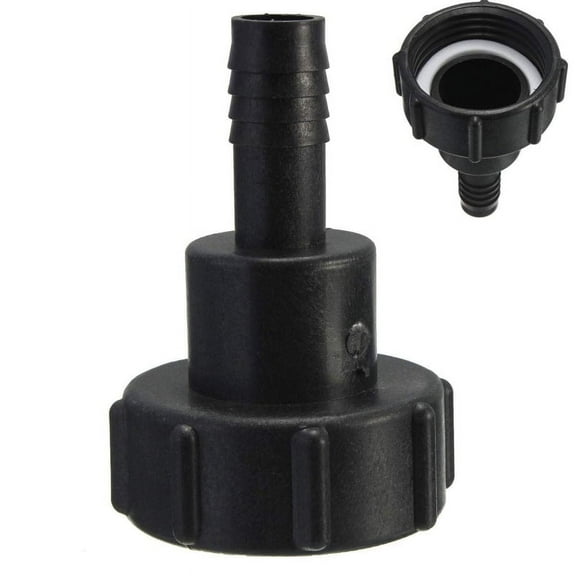 SENRISE Plastic Garden Hose Adapter Water Hose Thread Fitting Adapter Quick Release Connect Kit 12-50mm Black