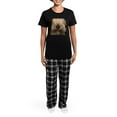 thumbnail image 4 of CafePress - Soft Coated Wheaton Terrier Pajamas - Women's Short Sleeve Print T-Shirt and Pants Dark Cotton Pajama Set, 4 of 7